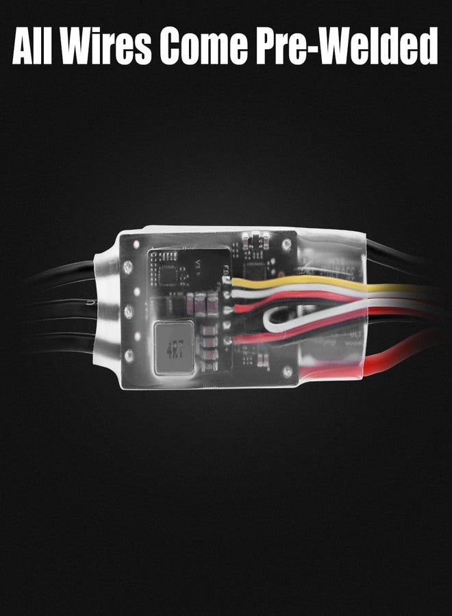 GLOBACT AM32 Crawler ESC 80A Power System 2-6S BEC 5.20-8.2V Adjustable for Axial SCX10 TRX4 TRX6 Redcat FMS RC4WD 1/10 RC Crawler Upgrade Parts - Image 4